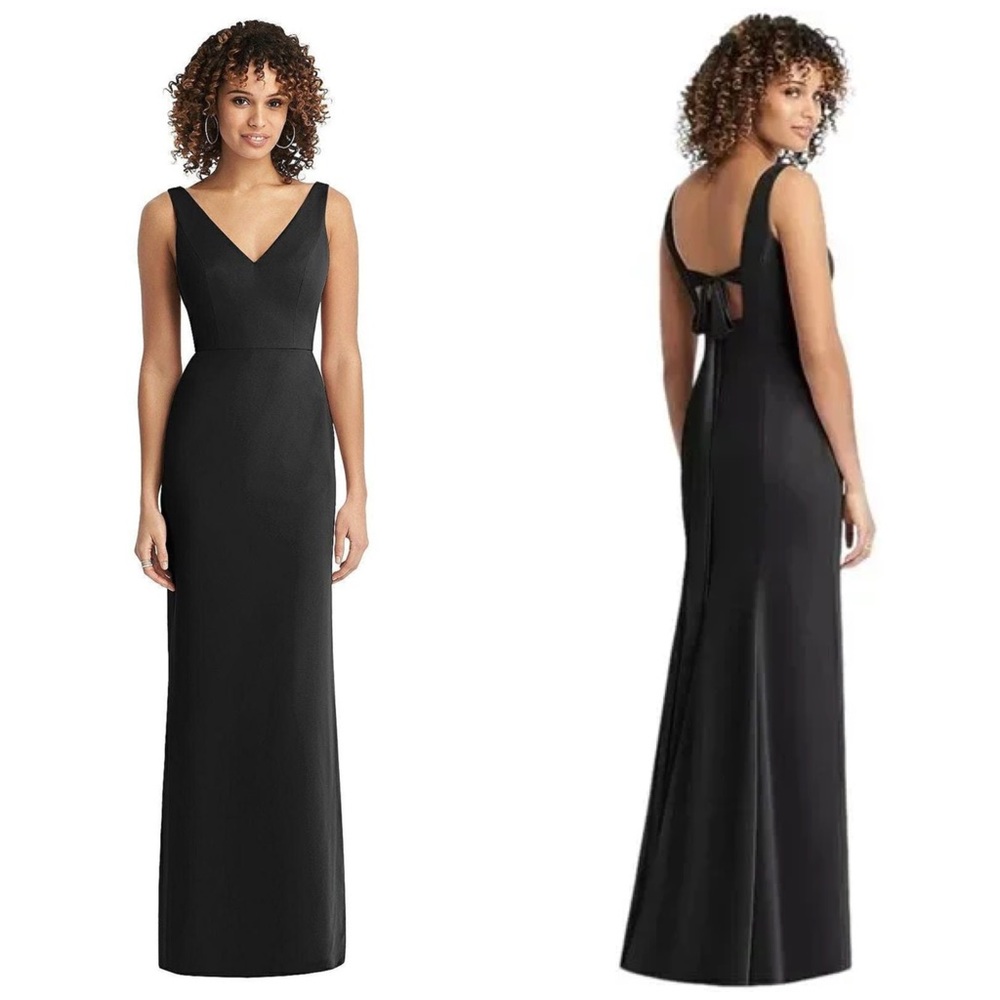 Social Bridesmaids Elegant Black Dress